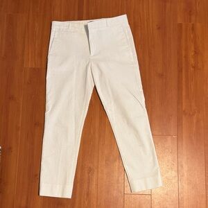 Banana Republic Women's Cream Textured Chinos